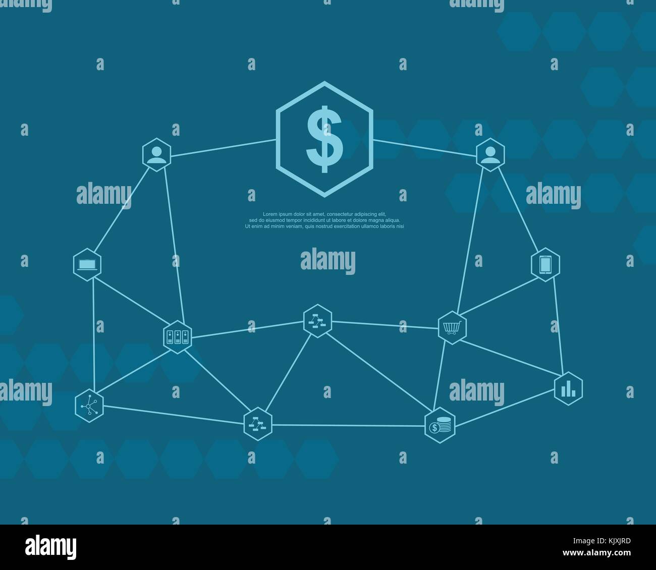 Block chain background vector art Stock Vector Image & Art - Alamy