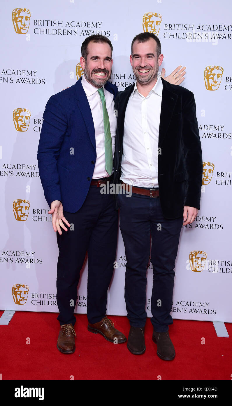 Xand van Tulleken (left) and his brother Chris van Tulleken attending