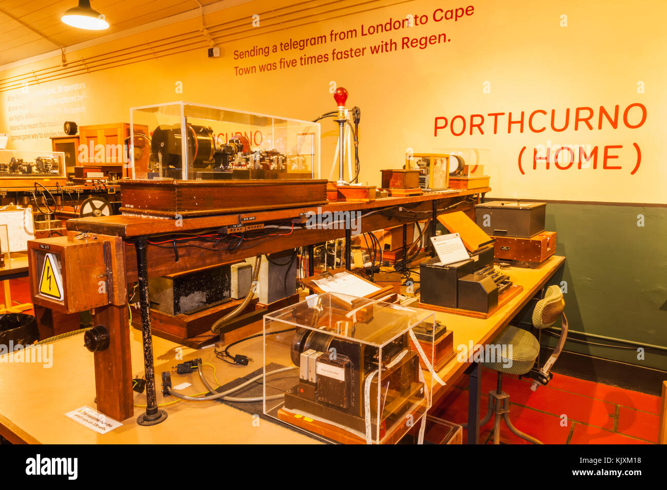 England Cornwall Porthcurno The Telegraph Museum The World War 2 