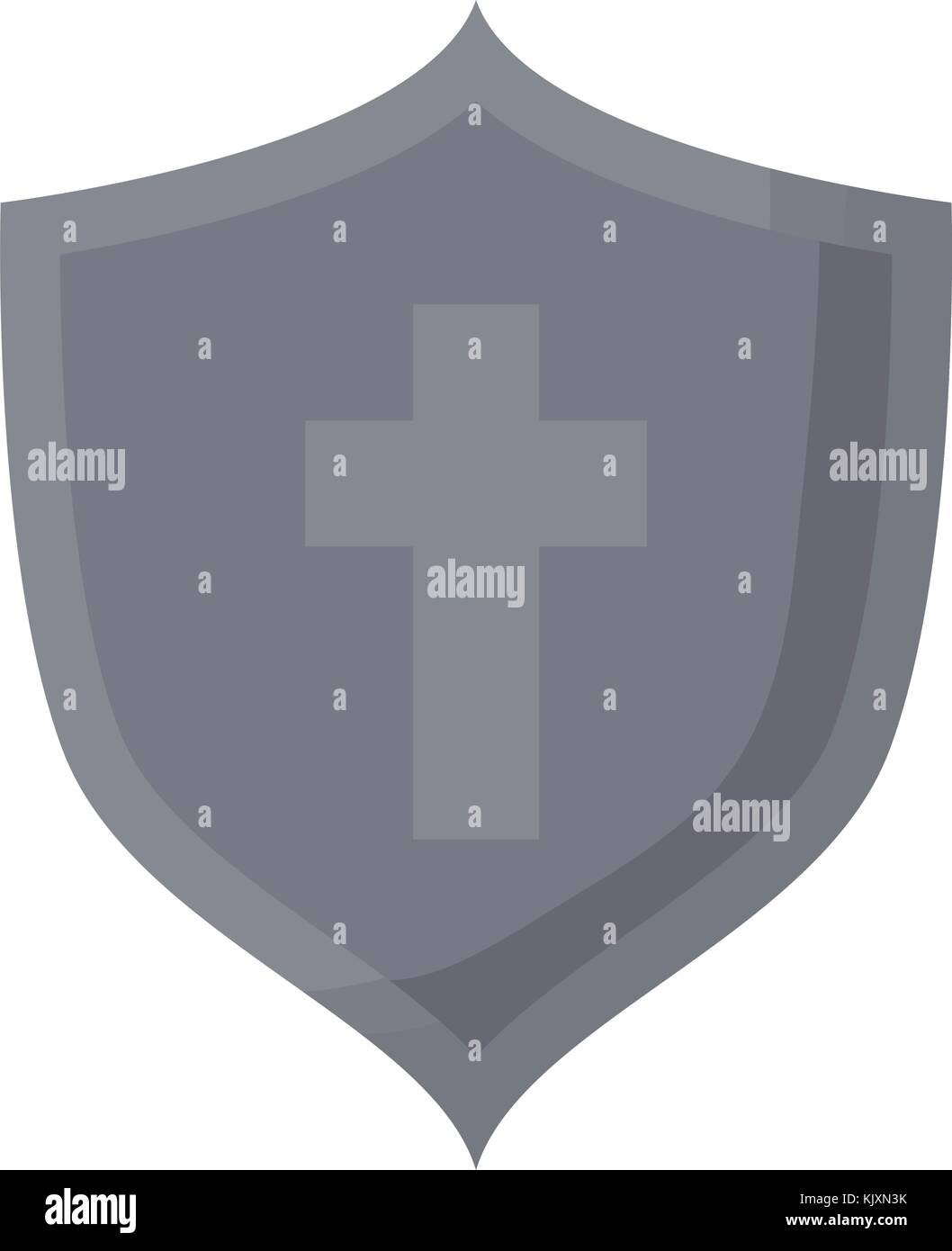 shield with cross icon Stock Vector Image & Art - Alamy