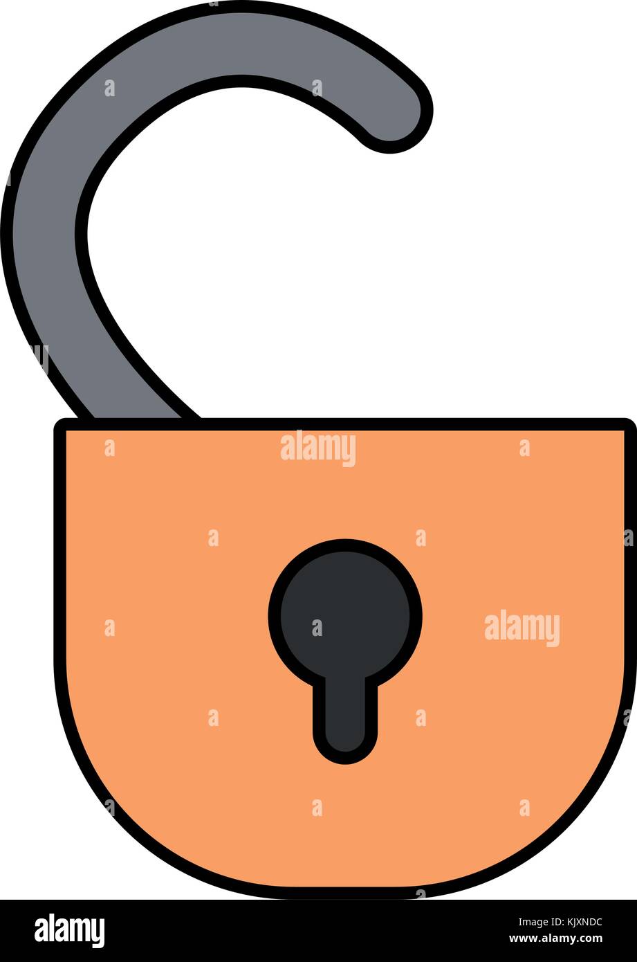 open padlock icon image Stock Vector Image & Art - Alamy