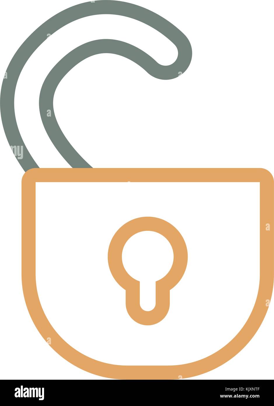 open padlock icon image Stock Vector Image & Art - Alamy