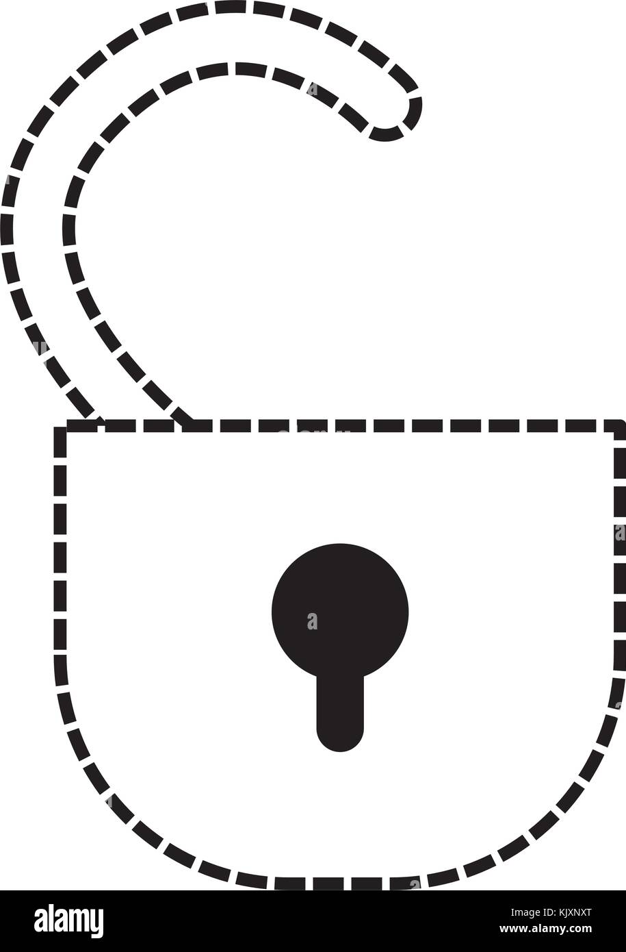 open padlock icon image Stock Vector Image & Art - Alamy