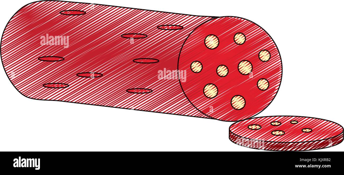 Isolated salami design Stock Vector Image & Art Alamy