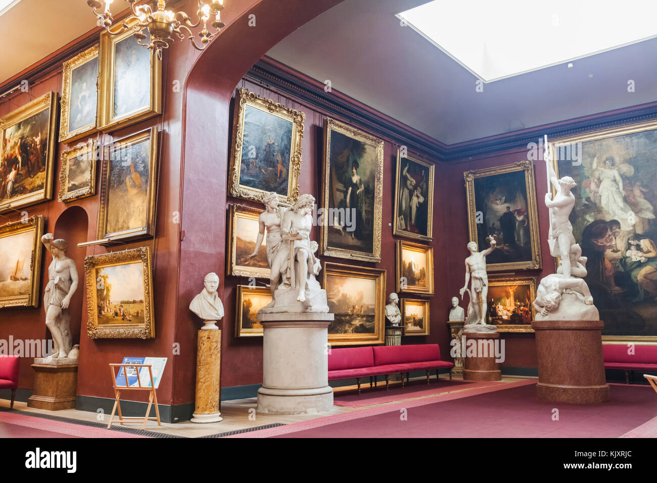 England, West Sussex, Petworth, Petworth House, Interior View of The