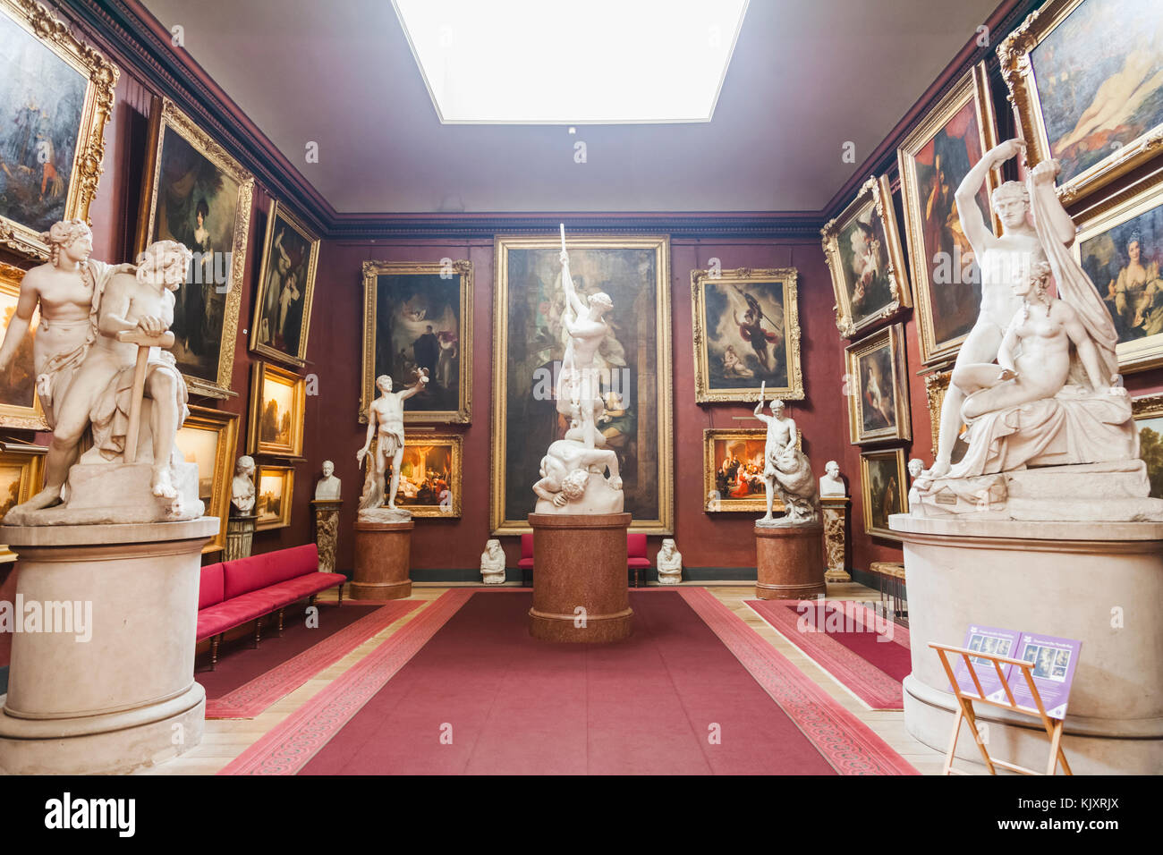 England, West Sussex, Petworth, Petworth House, Interior View of The
