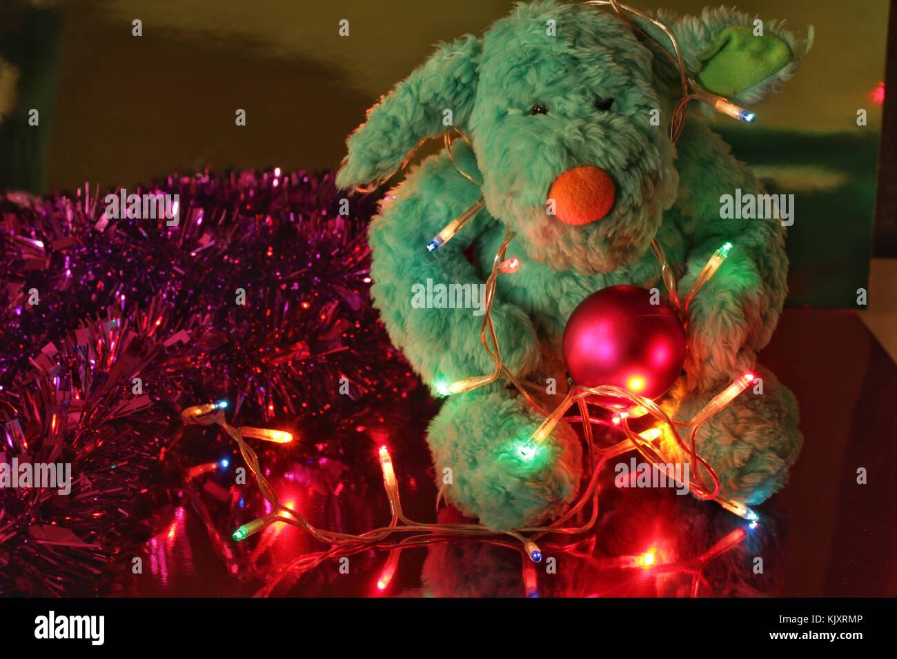 teddy bear christmas lights