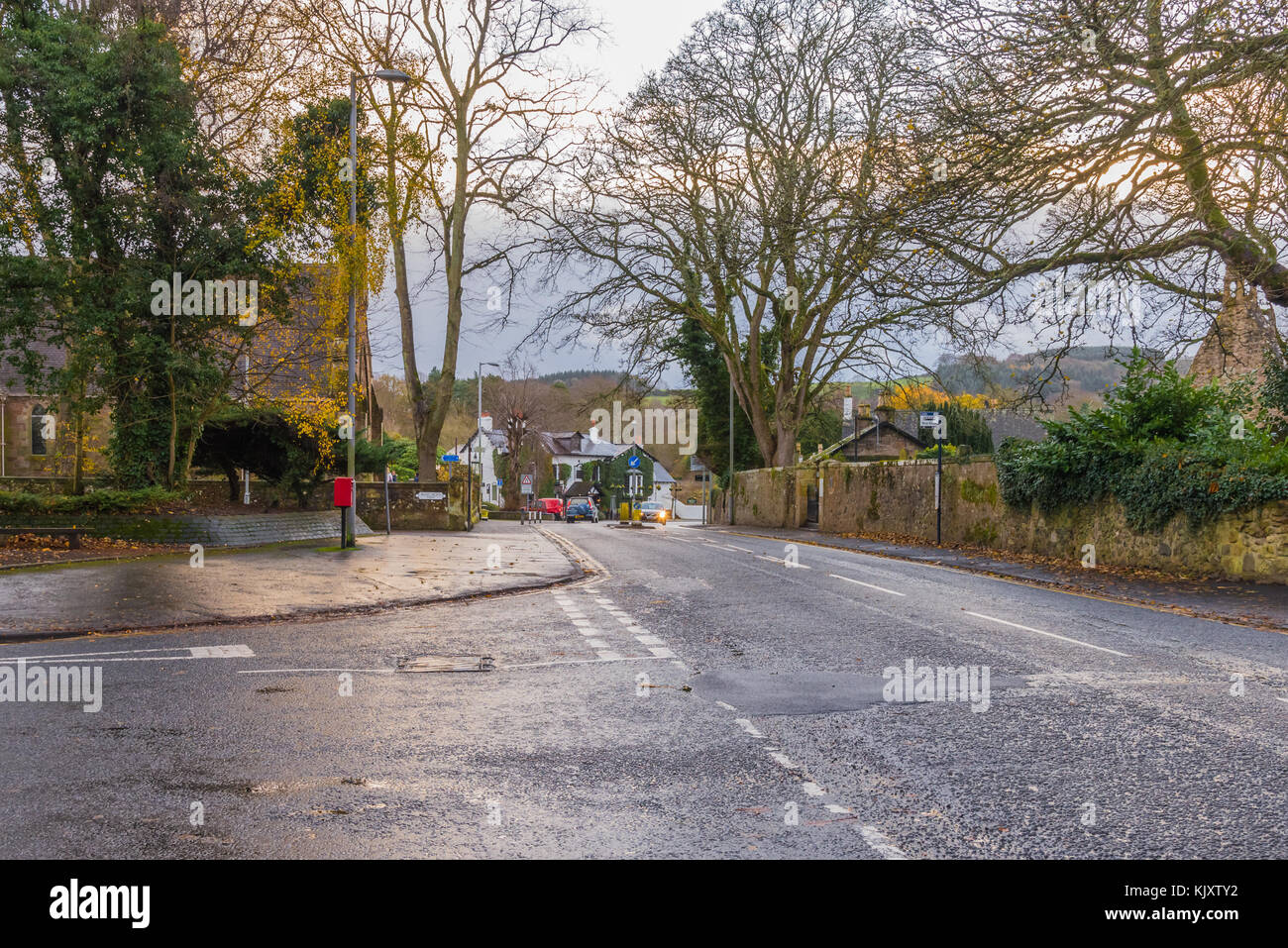 Alloway,Scotland,UKNovember 25,2017 The ancient Scottish town of