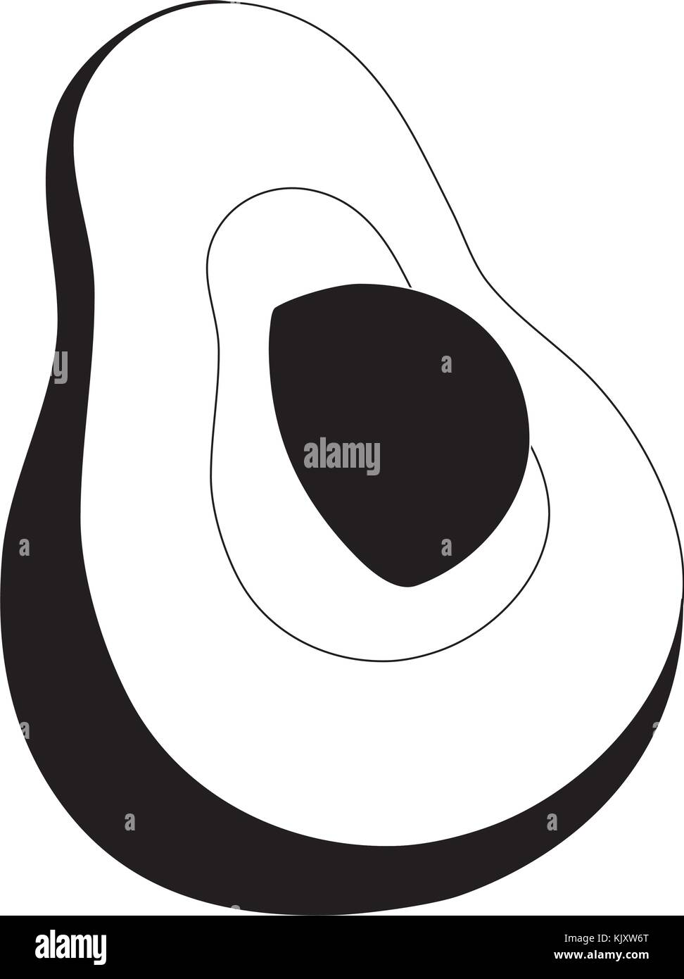 Isolated avocado design Stock Vector Image & Art - Alamy