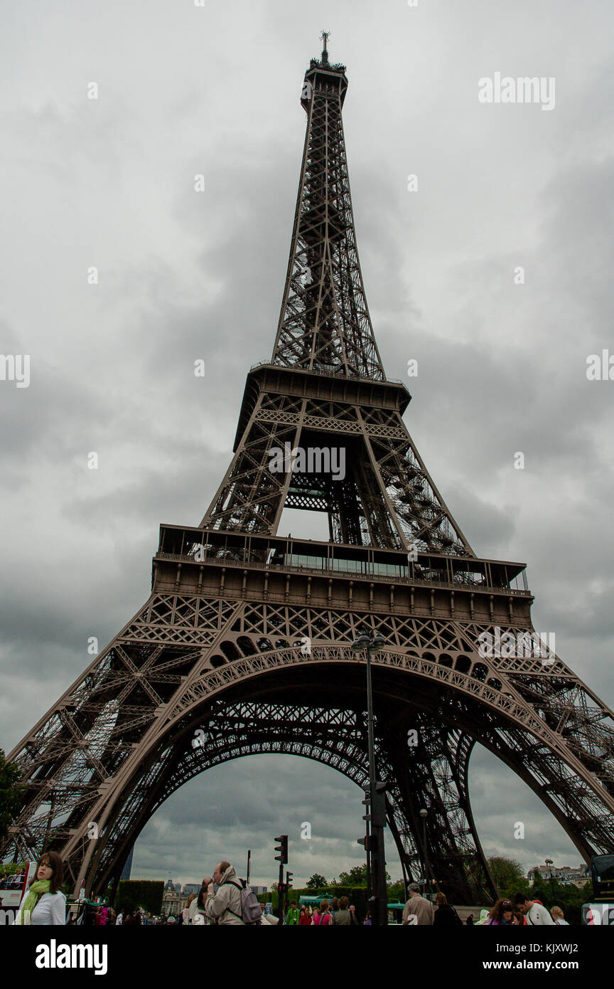 Monumental Eiffel Tower having 324 meters in height is the tallest