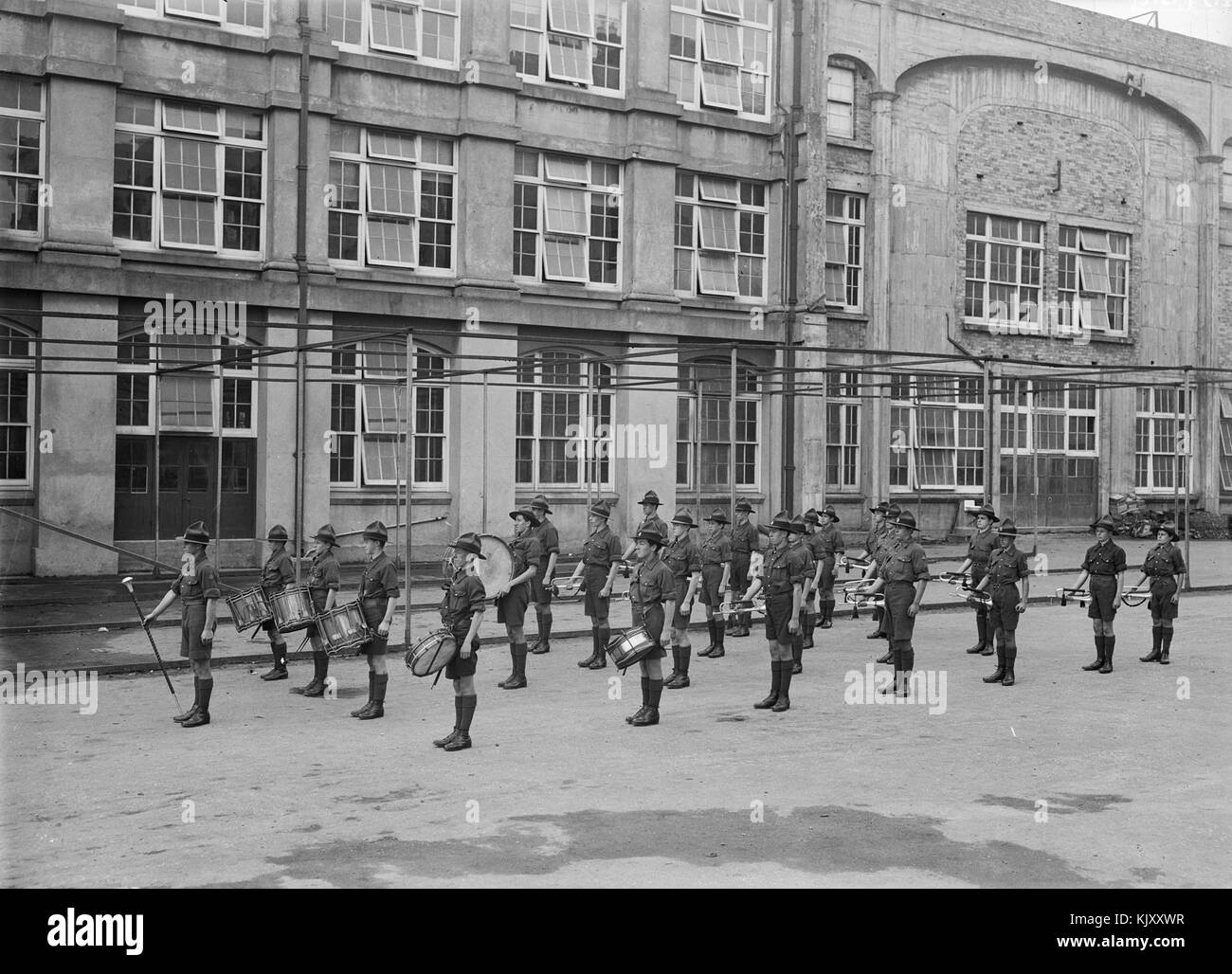 Christchurch West High School Drum & Bugle Corps Stock Photo Alamy