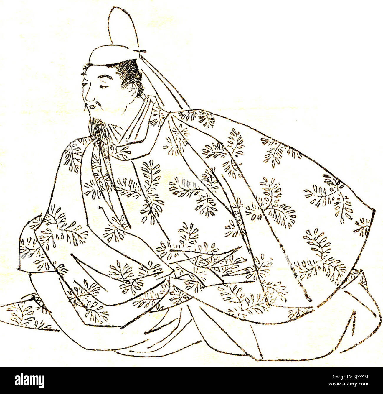 Fujiwara no Yoshifusa Stock Photo Alamy