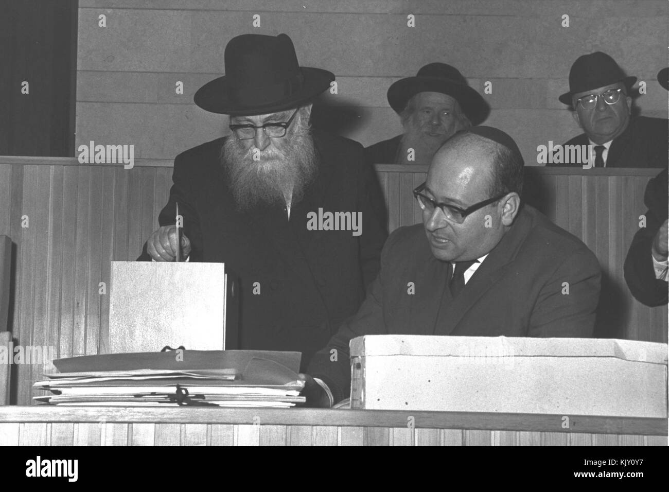 Isser Yehuda Unterman 1964 Stock Photo
