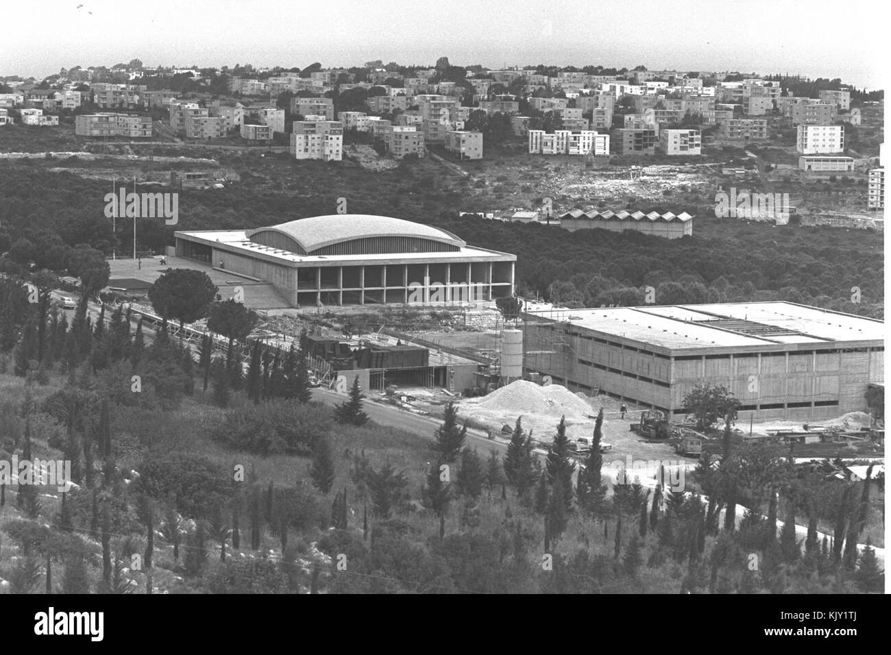 Churchill Auditorium and library Technion 1964 Stock Photo - Alamy