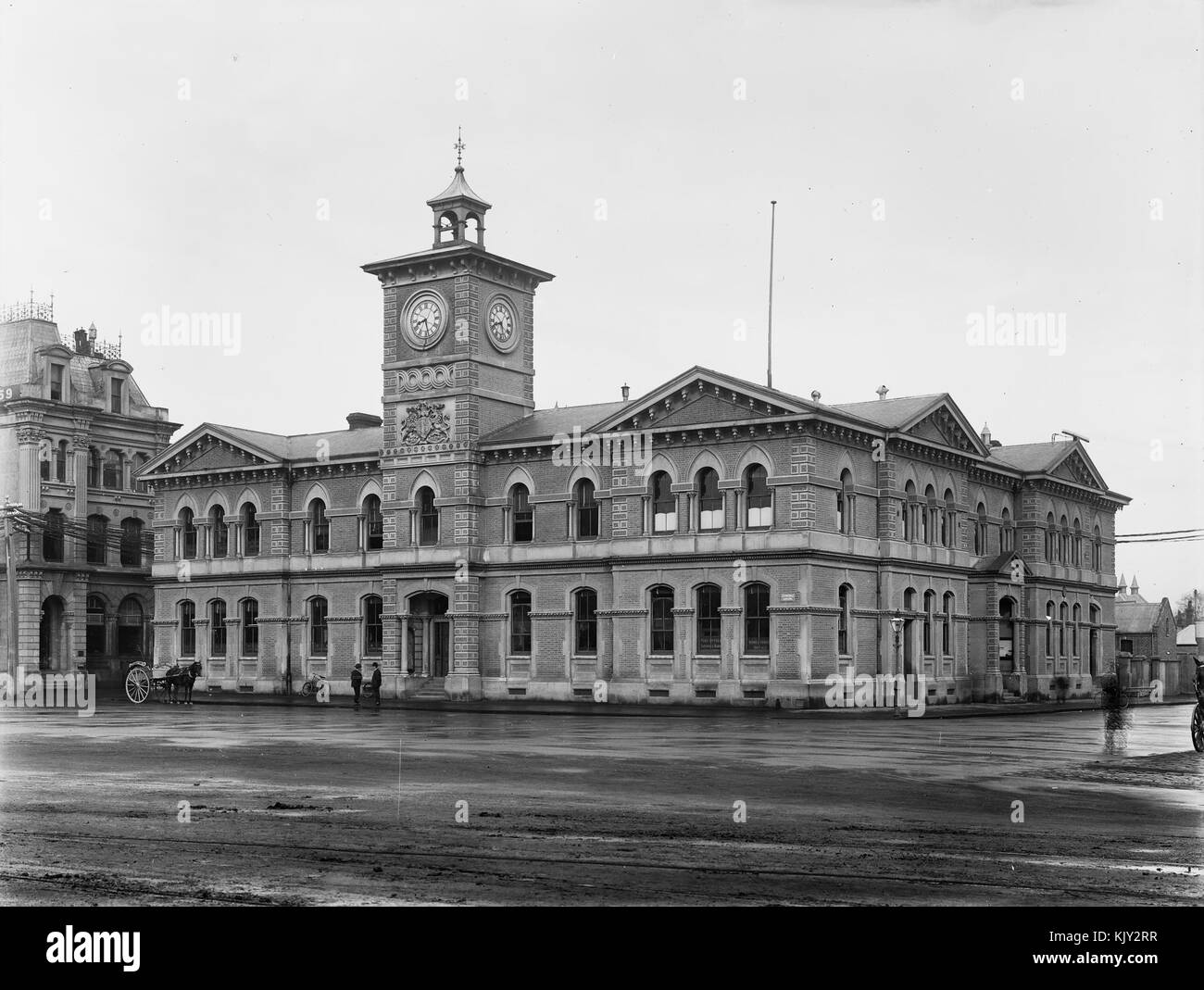 Chief Post Office, Christchurch, 1900s Stock Photo Alamy