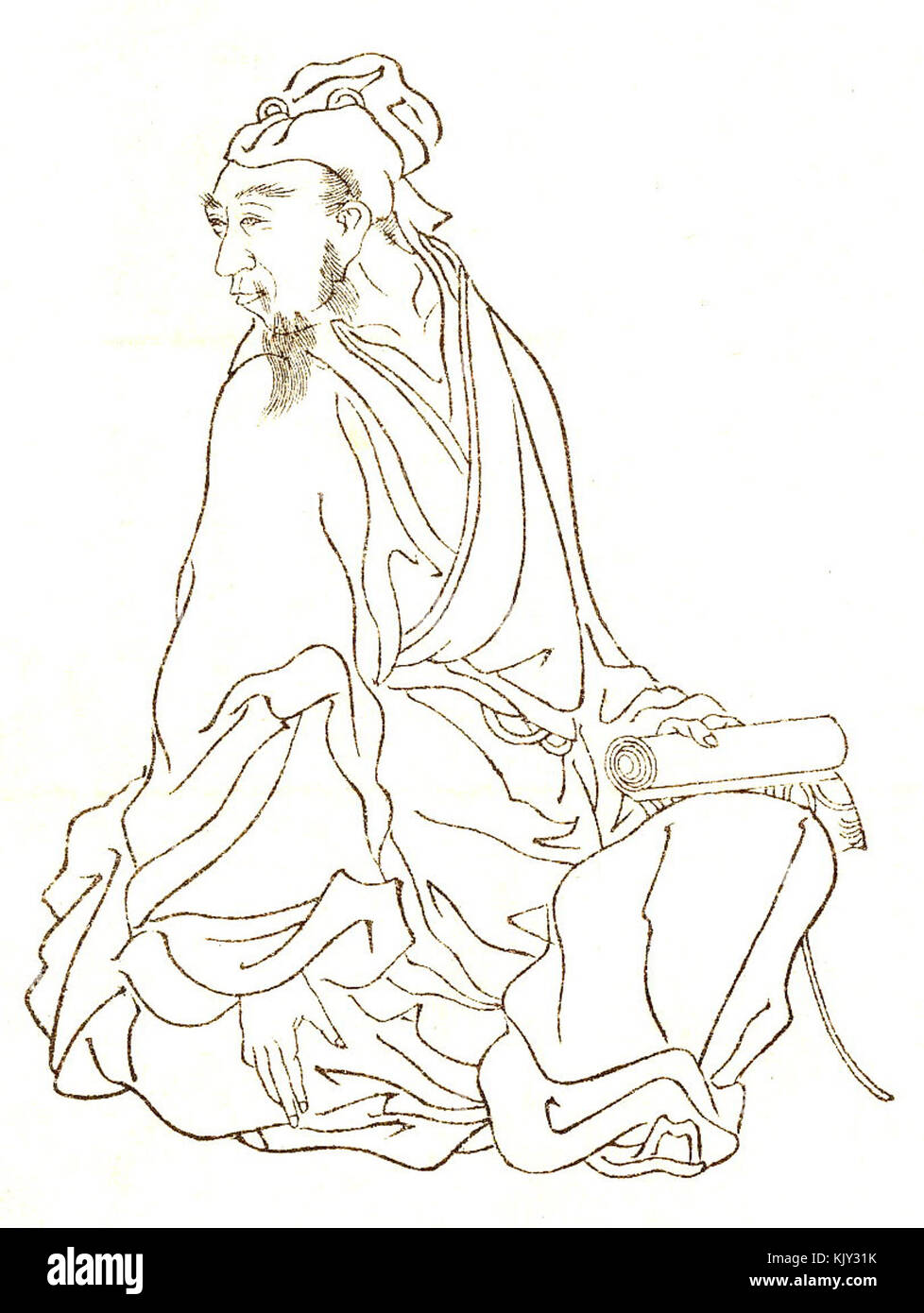 Fujiwara no Kiyokawa Stock Photo Alamy