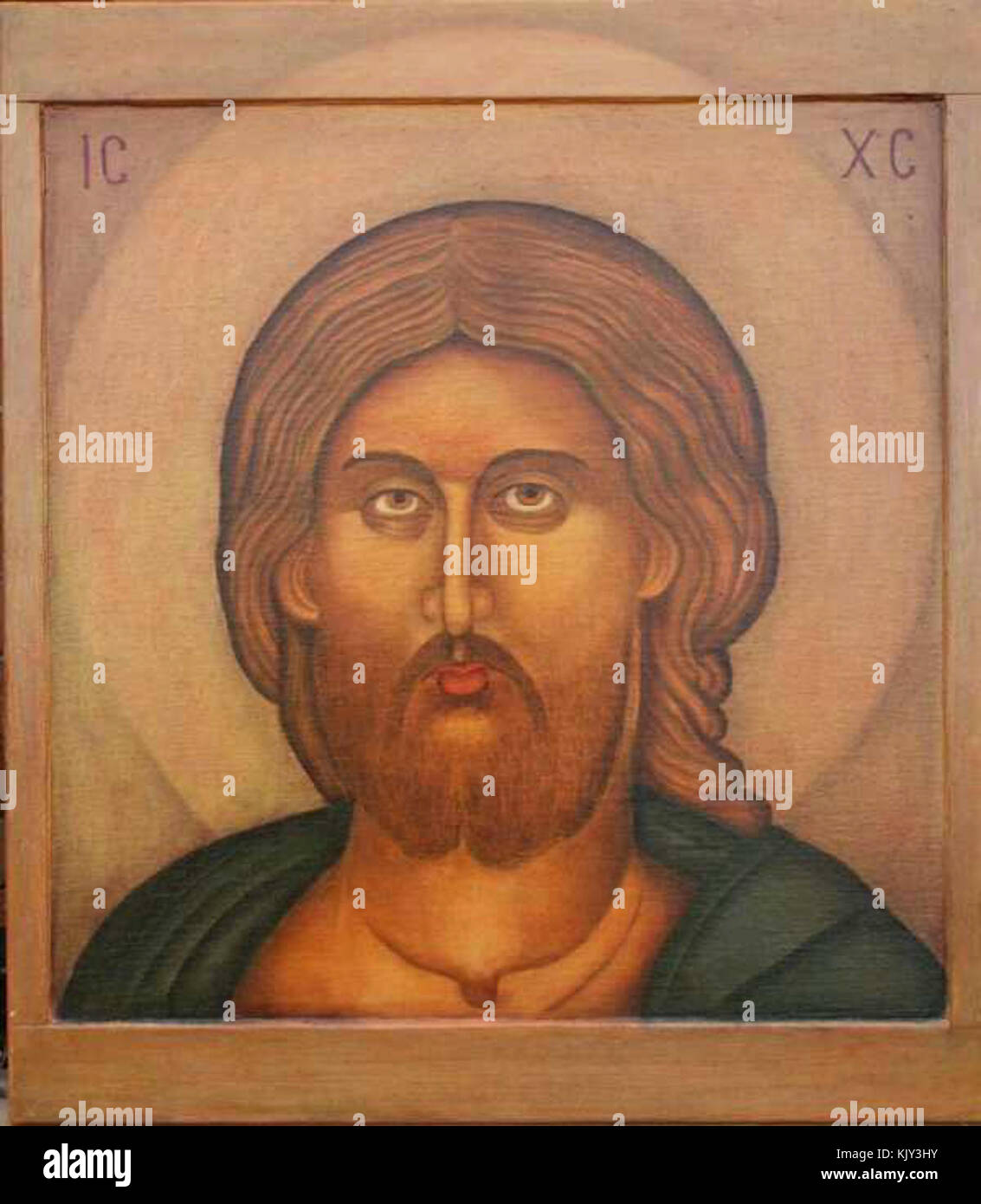 Jesus from Macedonia XIVc Stock Photo Alamy