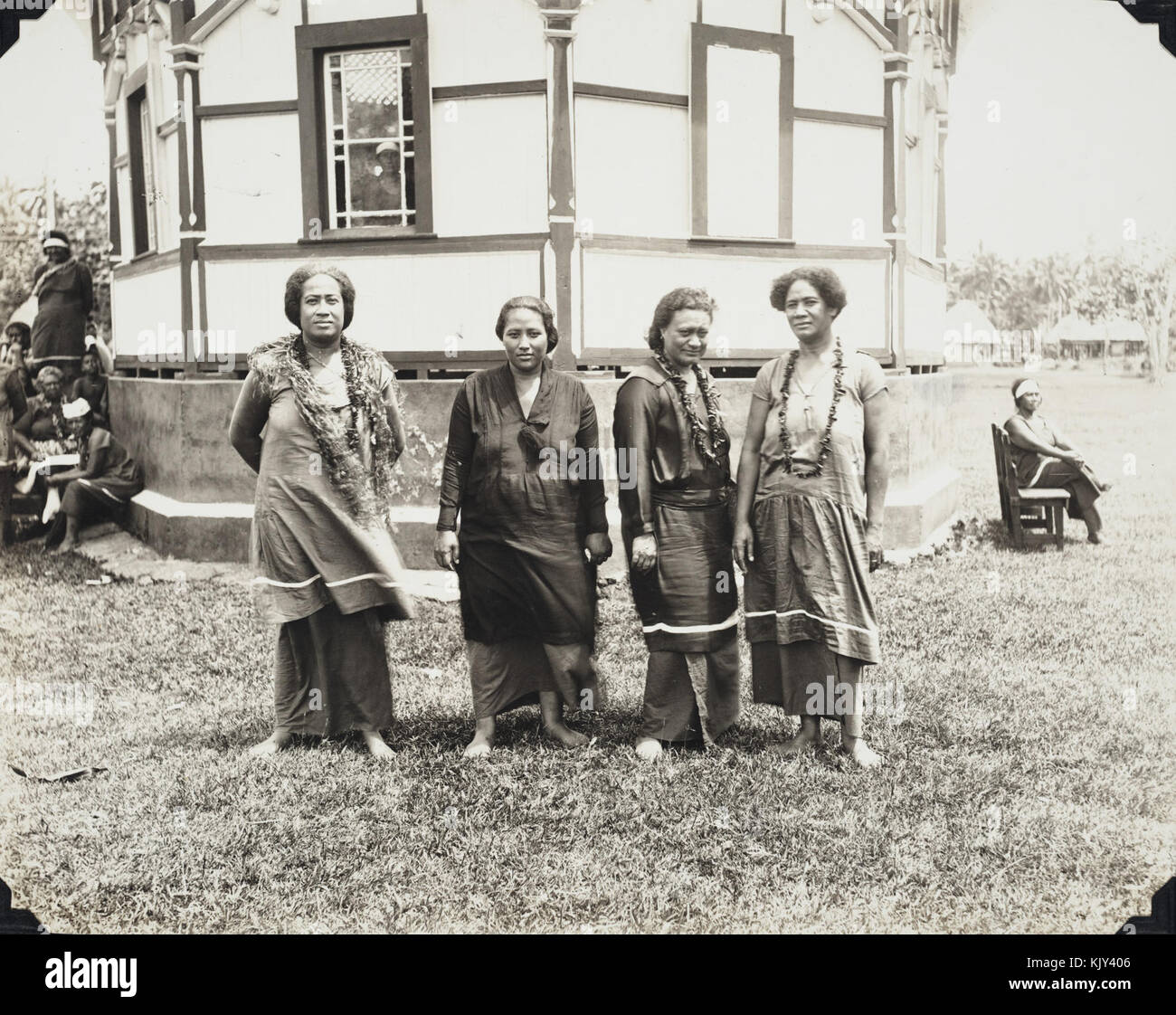 Leaders of the women's Mau, ca. 1930 Stock Photo - Alamy