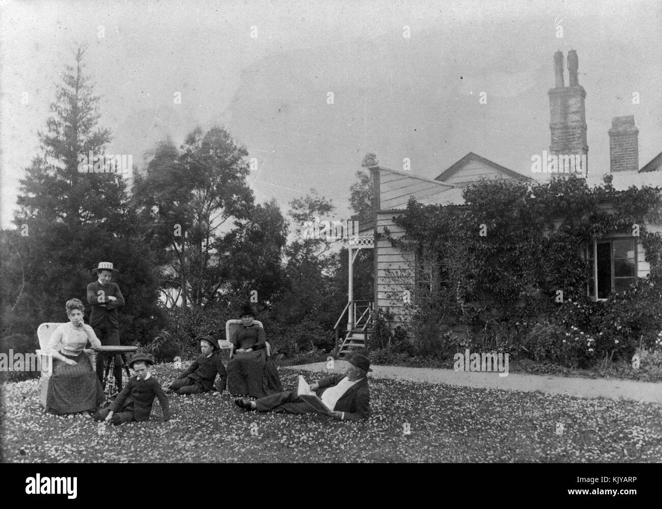 Hodgkins family at Ravensbourne Stock Photo Alamy
