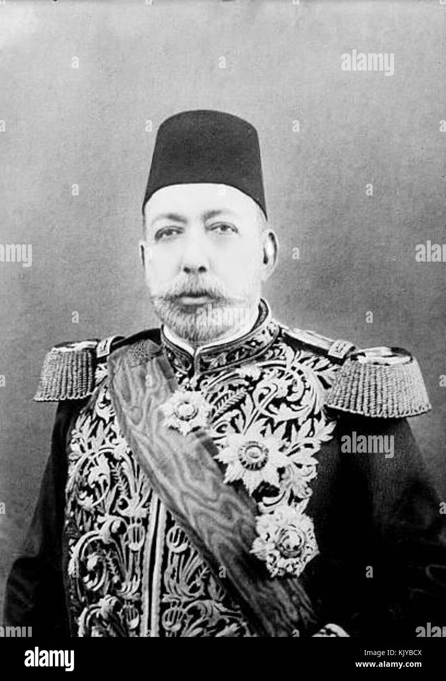 Sultan Mehmed V of the Ottoman Empire Stock Photo