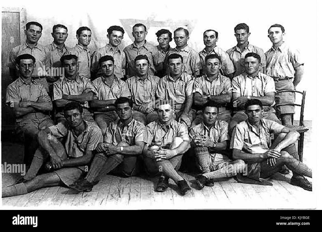 Athletes at the 1st Maccabiah Stock Photo Alamy