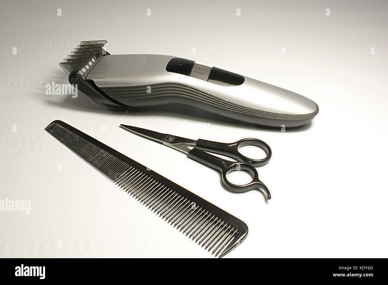 hair trimmer, scissors and combs Stock Photo Alamy