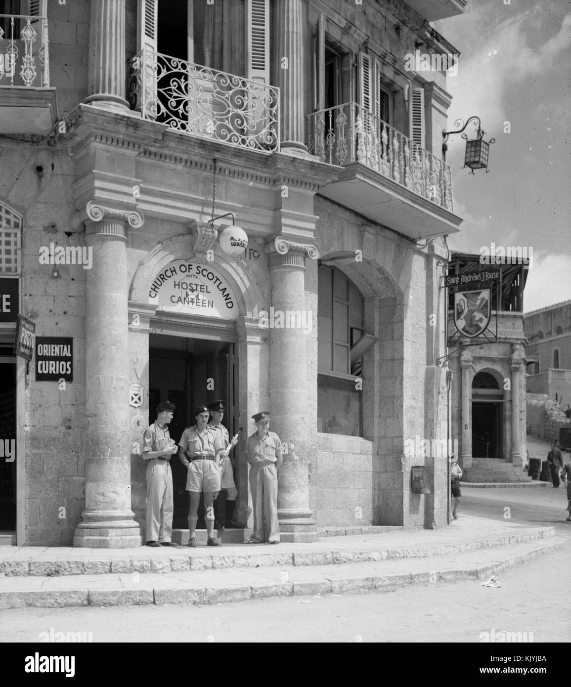 St. Andrew's House (Fast Hotel), entrance. 1943. matpc.12442 Stock Photo