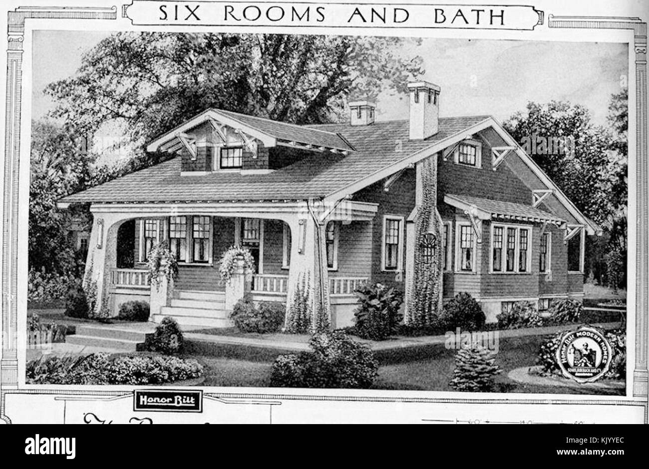 1921   Sears Home Ad Stock Photo