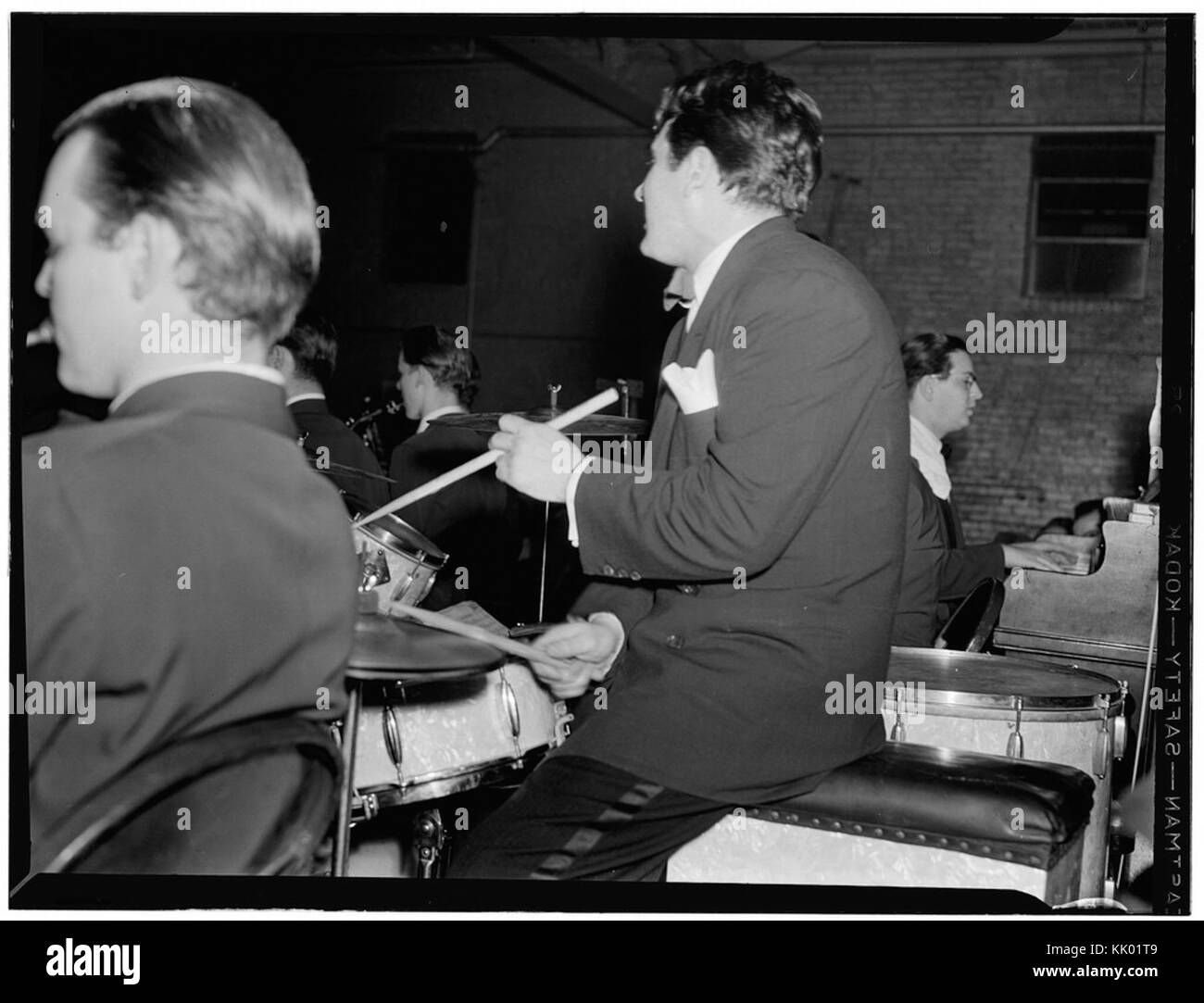 (Portrait of Gene Krupa, Washington, D.C., between 1938 and 1948) (LOC) (5354795742) Stock Photo