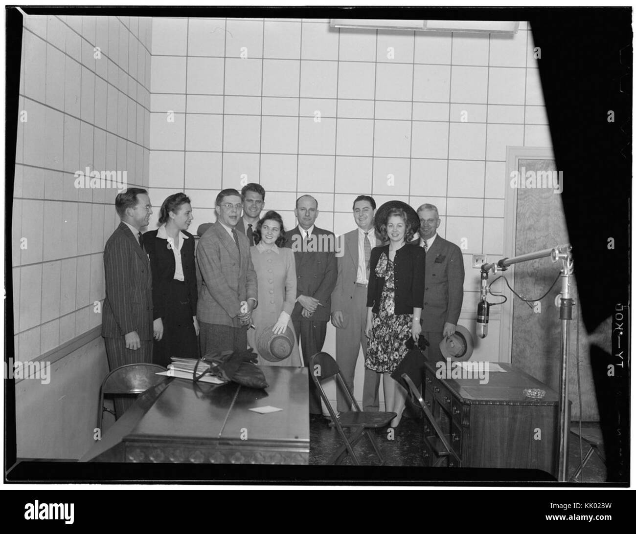 (Portrait of Ted Weems, WINX, Washington, D.C., between 1938 and 1948) (LOC) (5476585780) Stock Photo