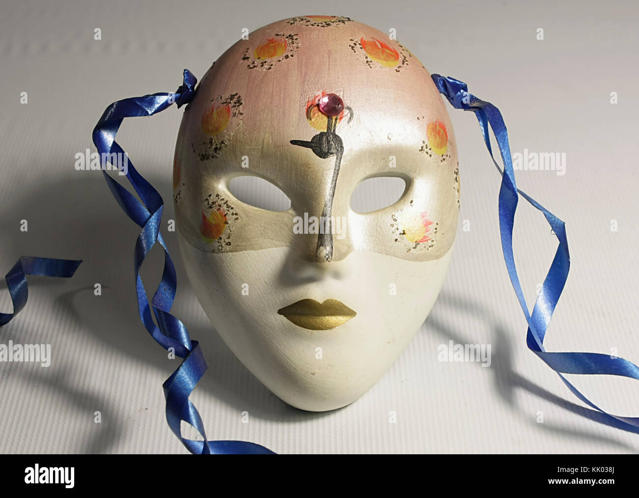 Venetian ceramic mask Stock Photo