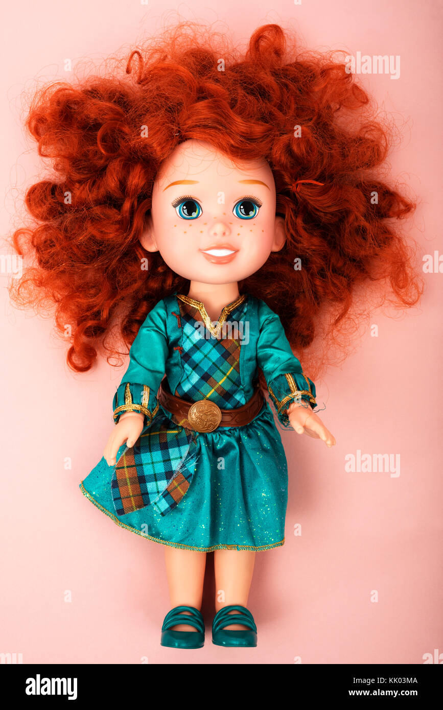 Merida toy doll (Walt Disney Brave Stock Photo - Alamy