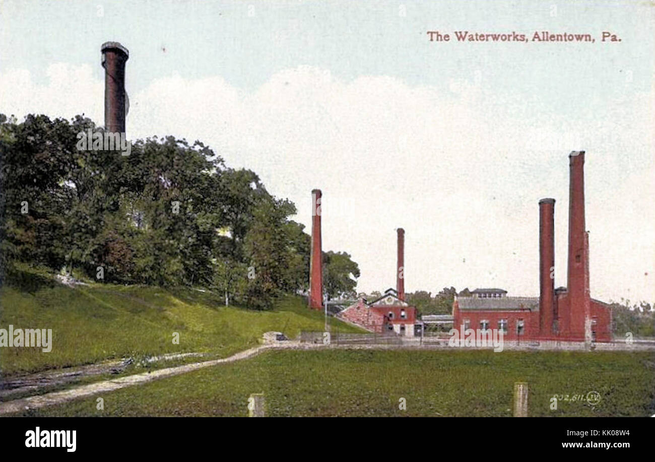 1930 Allentown Water Works Stock Photo Alamy