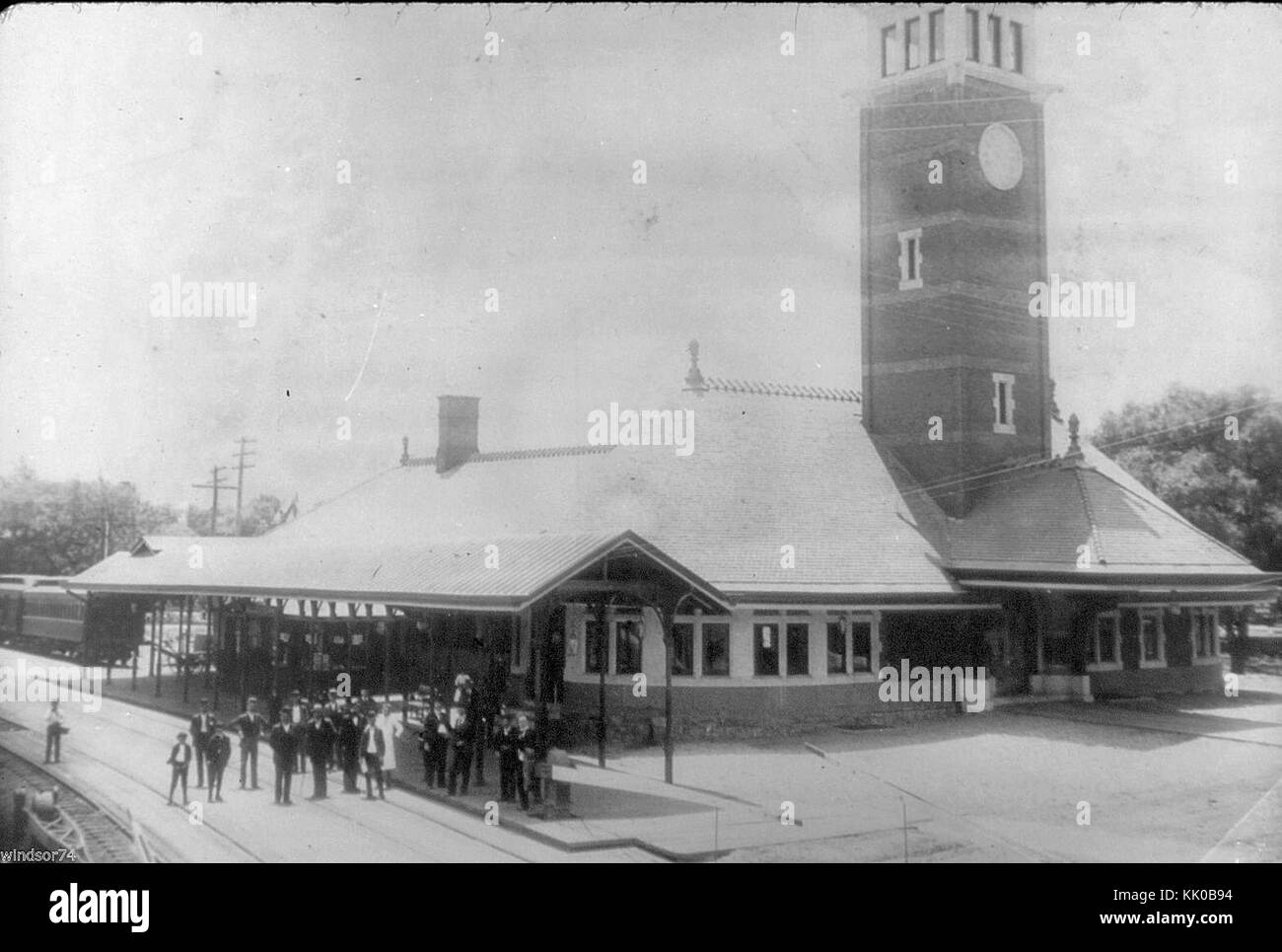 1925 New Jersey Central Railroad Allentown Terminal Station Stock Photo Alamy