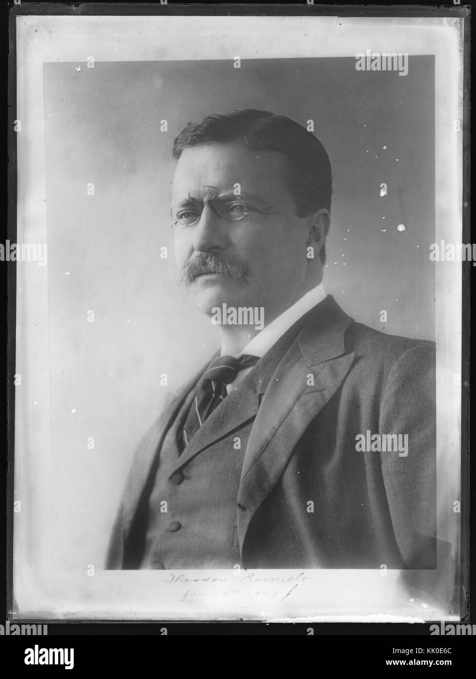 Portrait of franklin d roosevelt Black and White Stock Photos & Images ...
