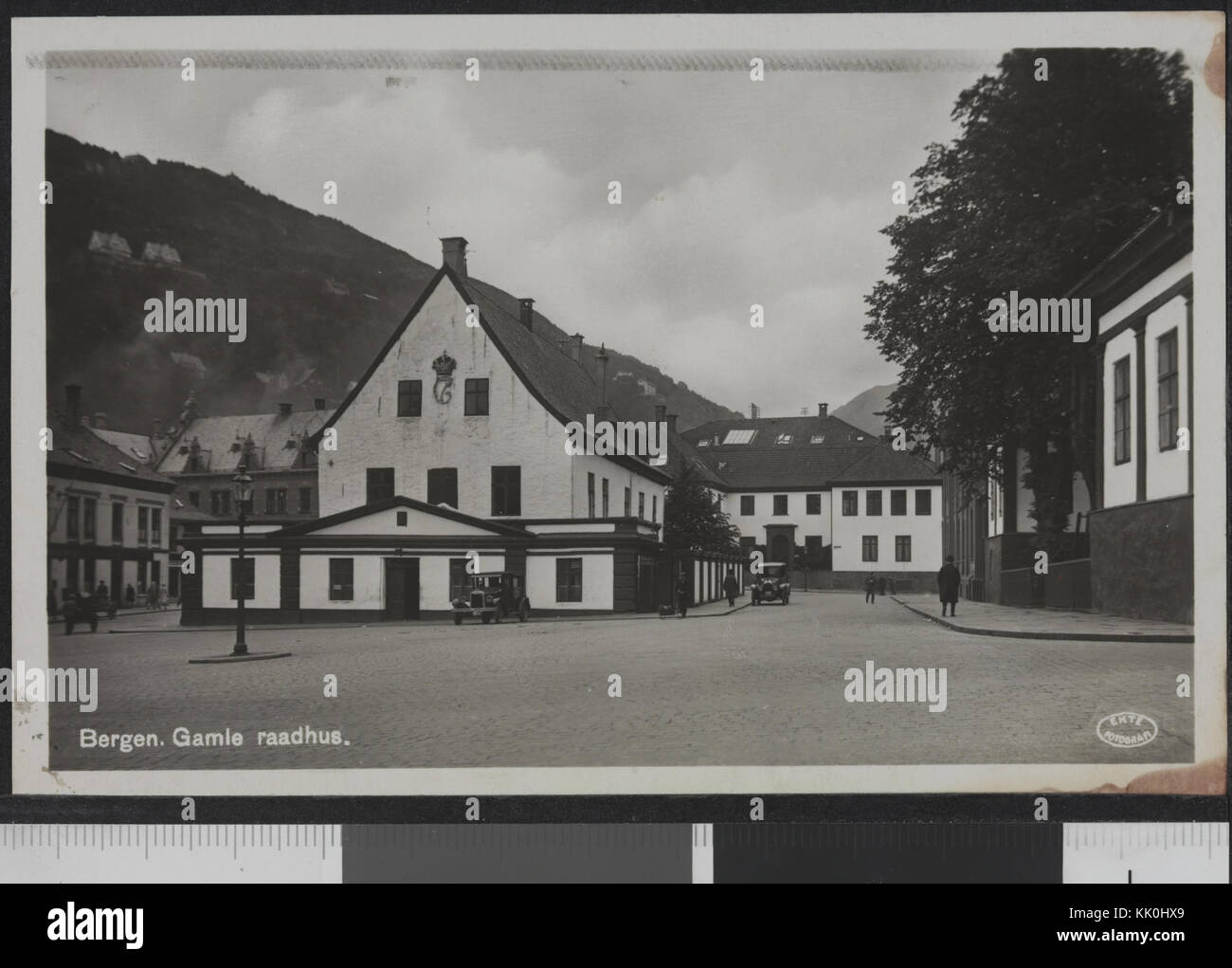 Bergen. Gamle raadhus no nb digifoto 20160301 00094 bldsa PK21388 Stock ...