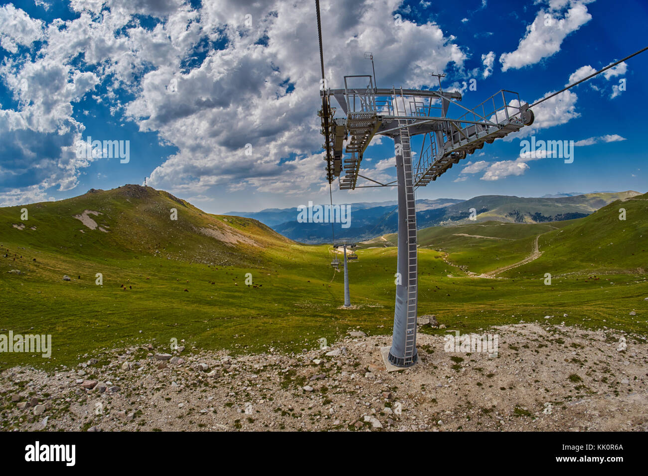Funicular Ropeway Car seat view long scenic hi-res stock photography and images - Alamy