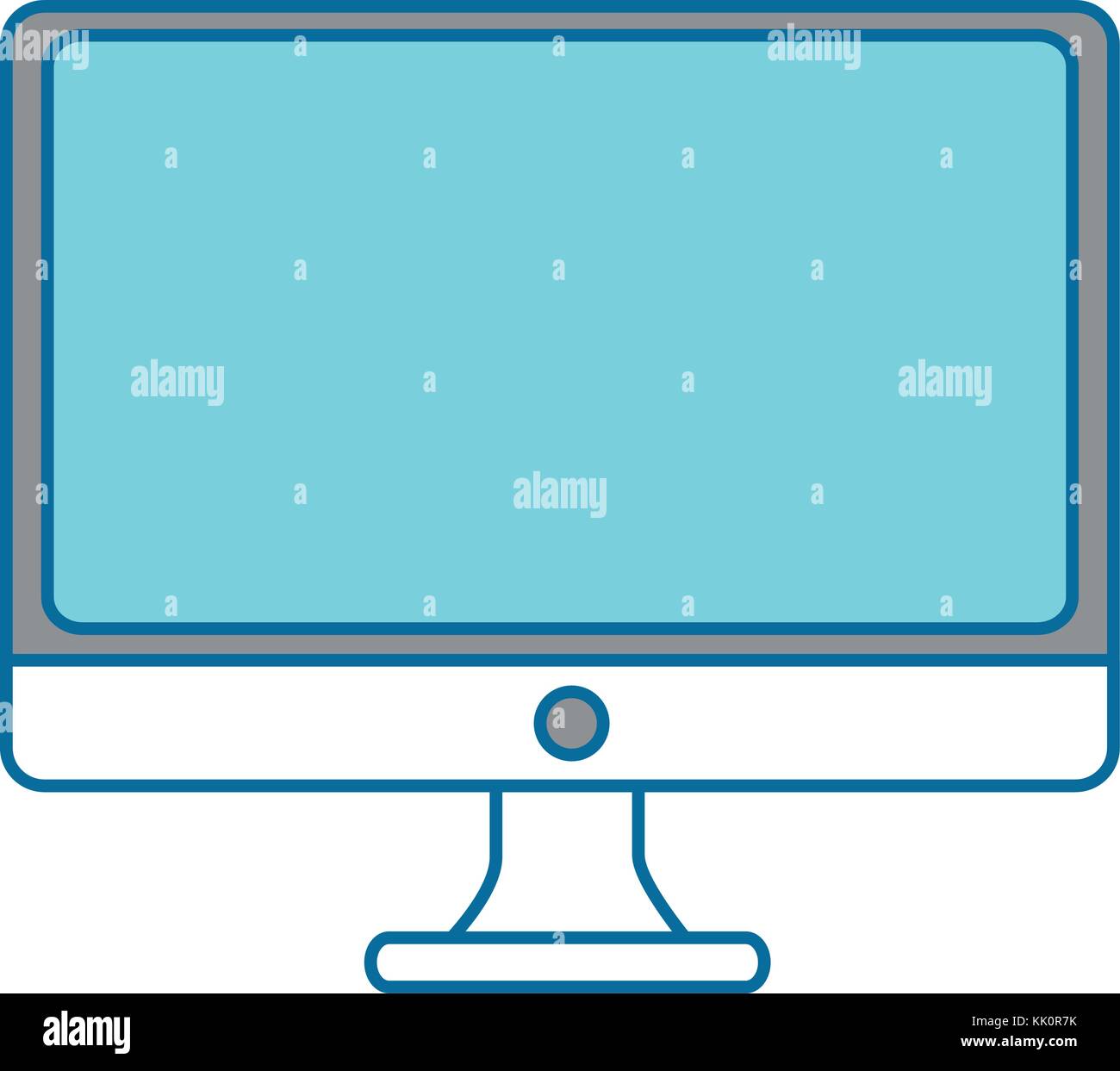 monitor computer isolated icon vector illustration design Stock Vector ...