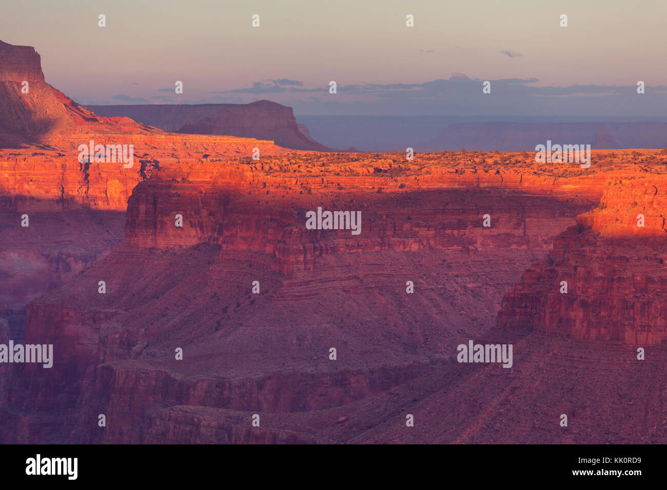Rainbow above Grand Canyon Stock Photo - Alamy