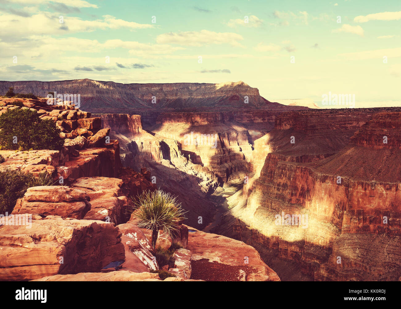 Rainbow above Grand Canyon Stock Photo - Alamy