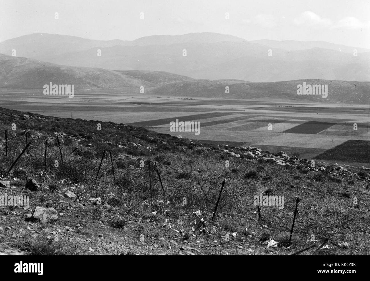 The Jordan Valley north of Lake Galilee Hasbany Valley and Hermon