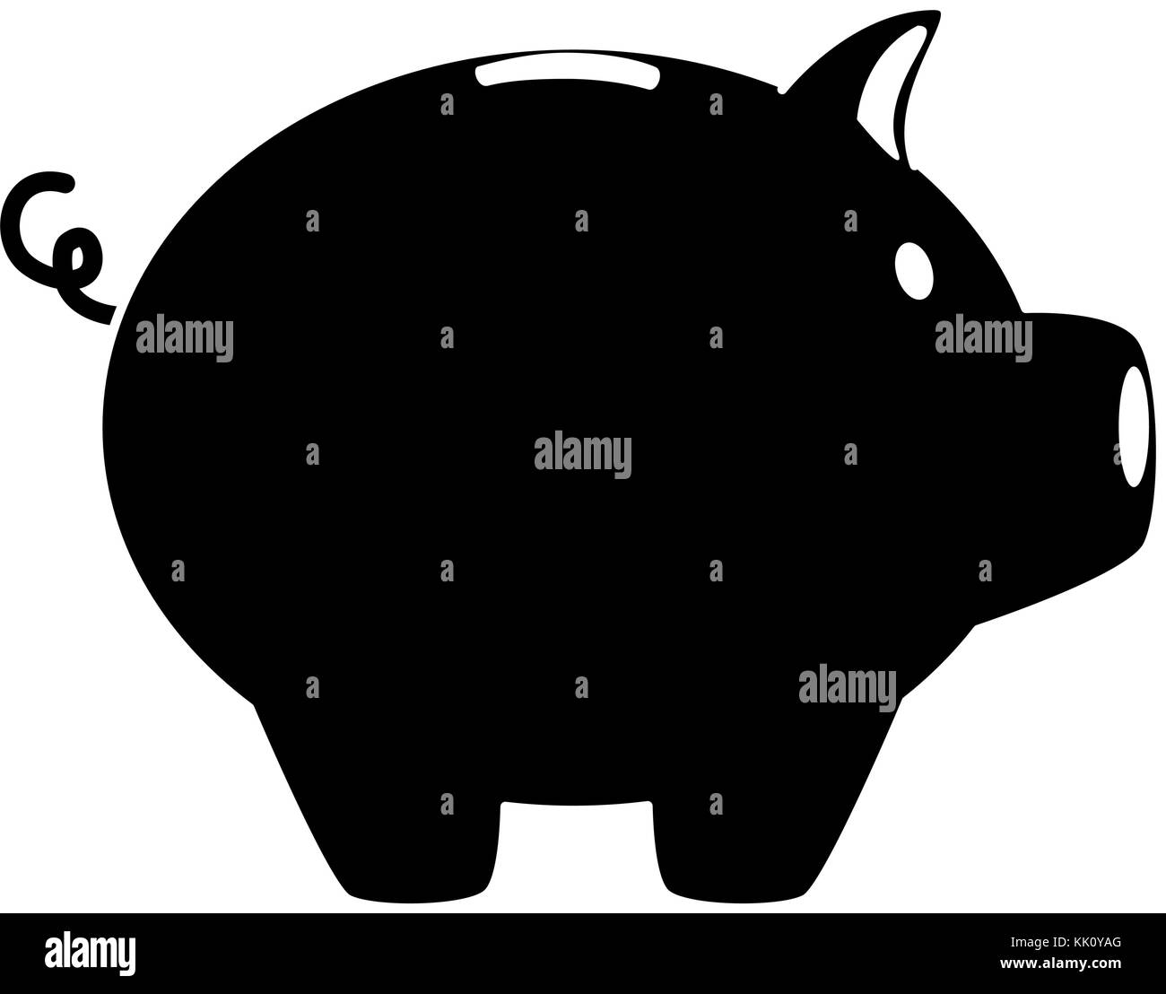piggy savings isolated icon Stock Vector Image & Art - Alamy