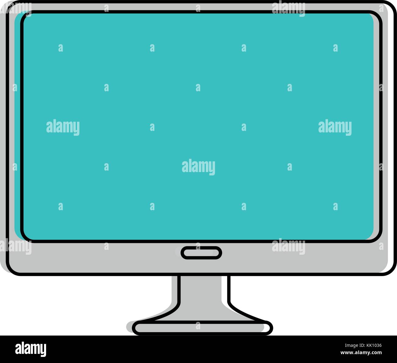monitor computer isolated icon Stock Vector Image & Art - Alamy