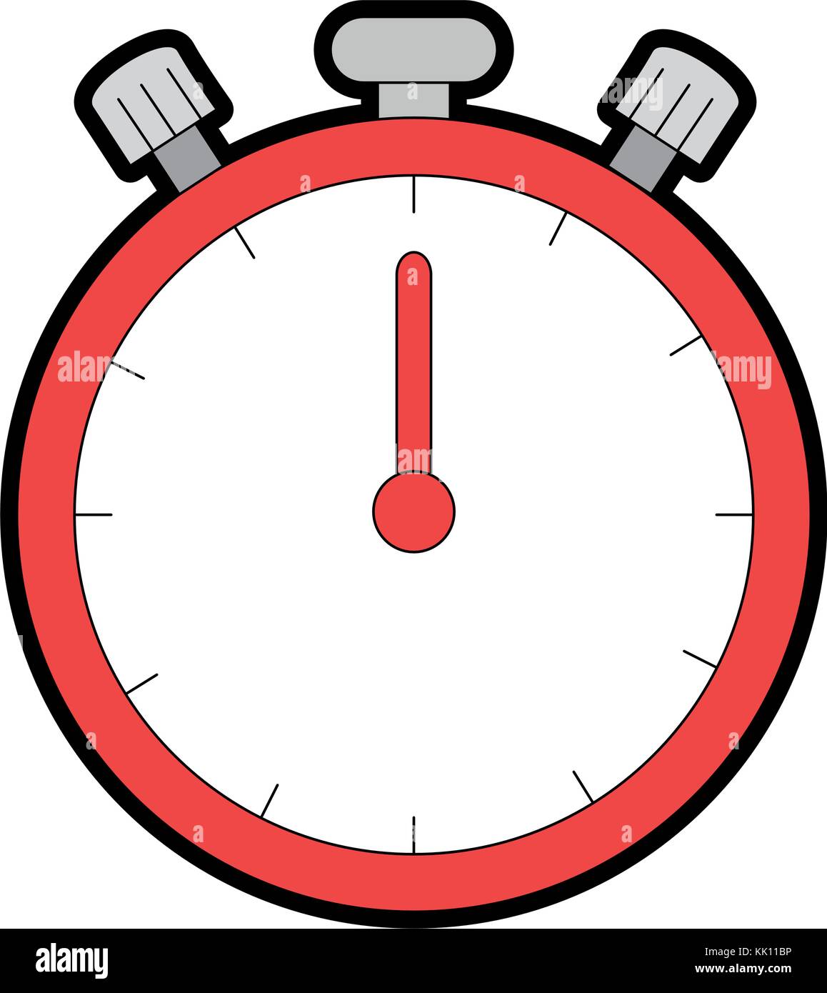 chronometer clock isolated icon Stock Vector Image & Art - Alamy