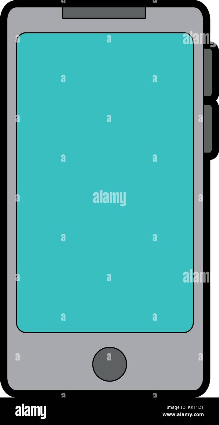 smartphone device isolated icon Stock Vector Image & Art - Alamy