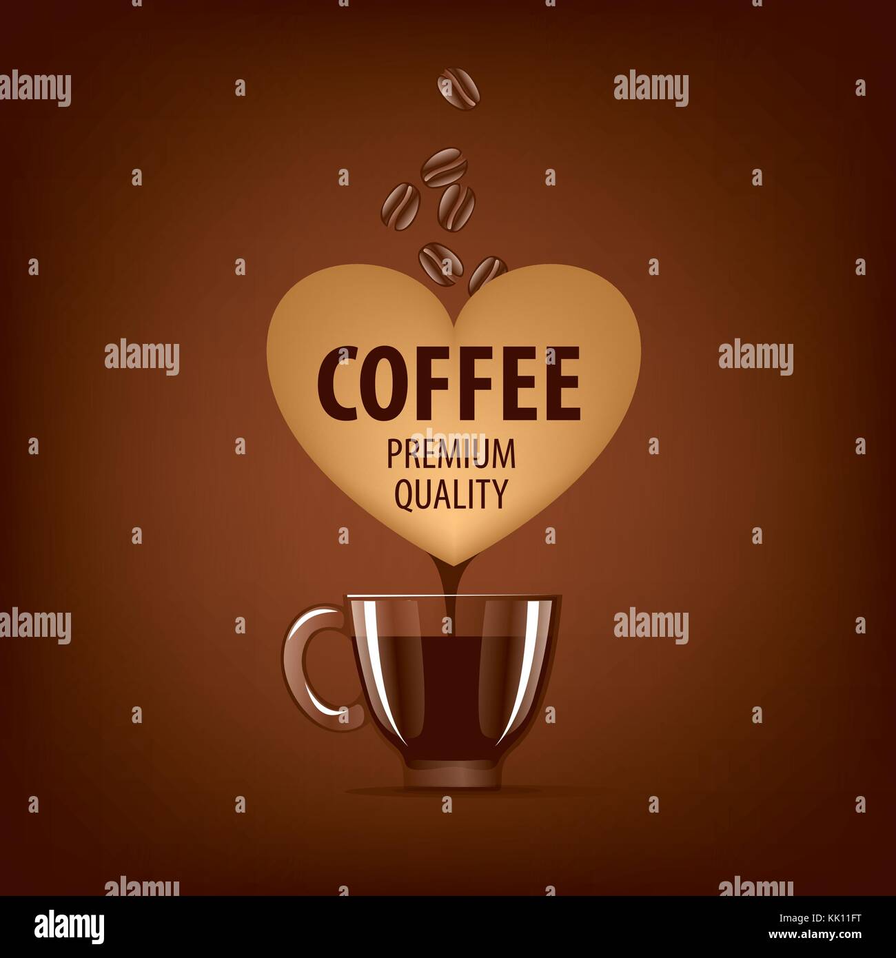 vector logo for coffee Stock Vector Image & Art - Alamy