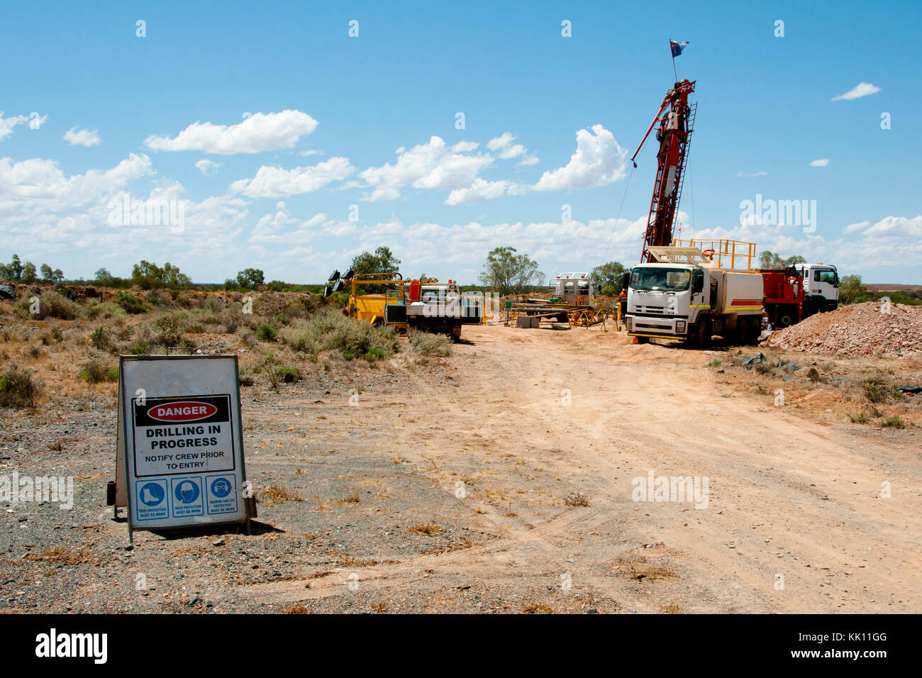 Core Drilling for Exploration Stock Photo Alamy