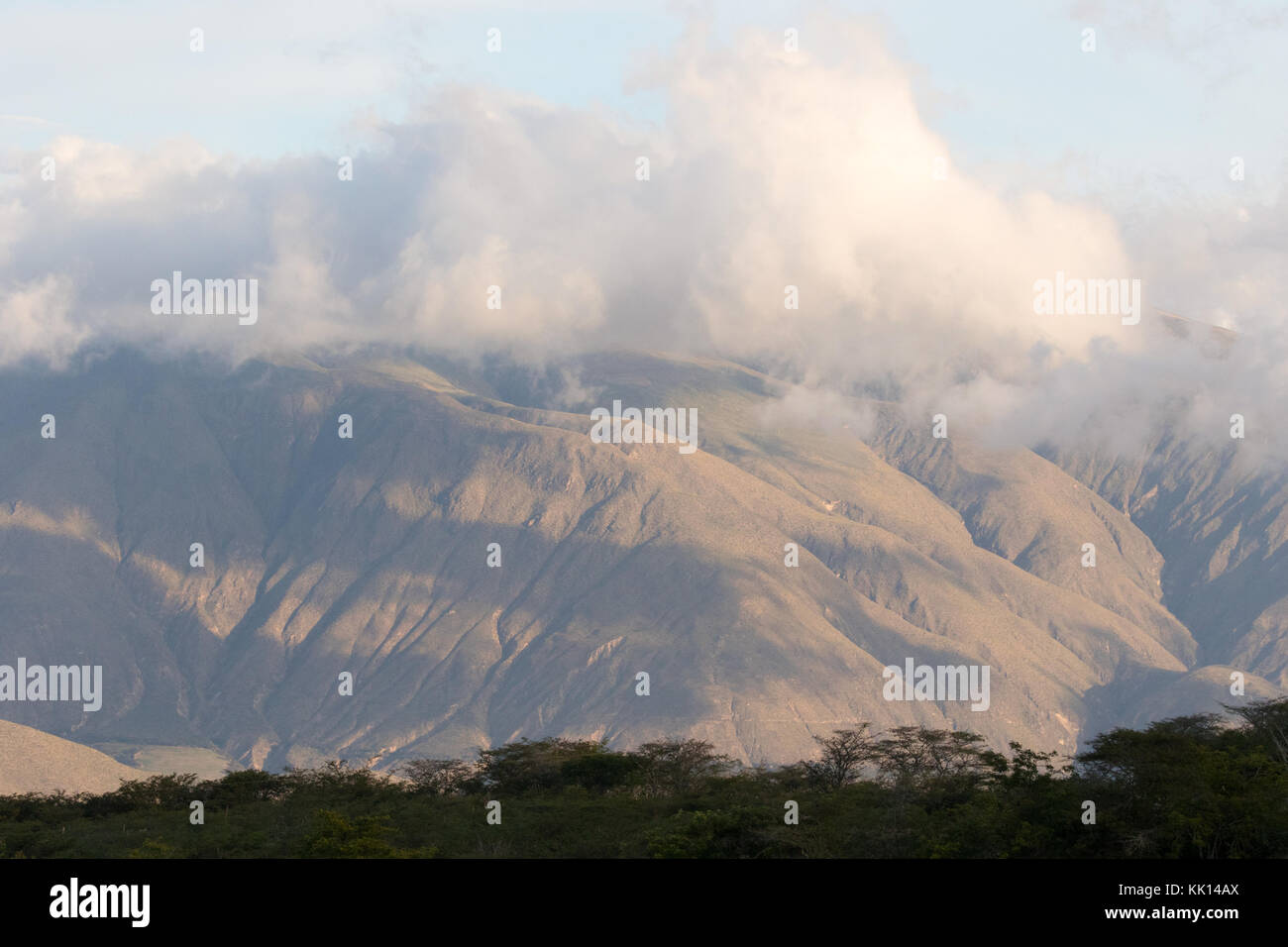 Ecuador landscape - mountains in the Northern highlands, Ecuador, South America Stock Photo