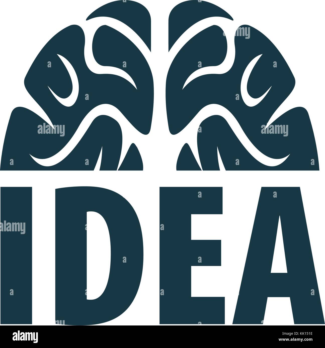 Vector brain logo Stock Vector Image & Art - Alamy