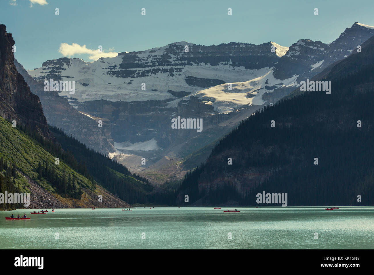 Lake Louise in Banff National Park, Alberta, Canada Stock Photo - Alamy